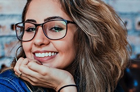 Woman with attractive smile