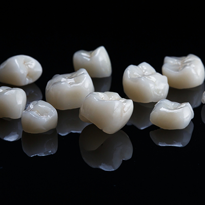 Multiple all ceramic dental crowns